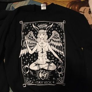 Stay Sick brand sweater unisex